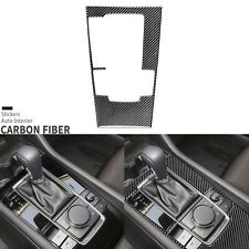 Real Carbon Fiber Console Gear Shift Panel Cover For Mazda 3 Axela 2020-2024