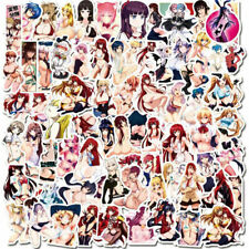 100 Sexy Anime Girl Stickers Pack Waifu Women Vinyl Cartoon Hentai Laptop Decal