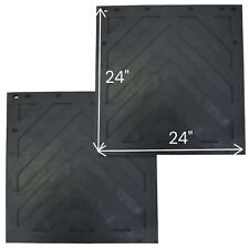 Mud Flaps 24x 24 Semi Truck Trailer Heavy Duty 14 Thick Rubber 1 Pair