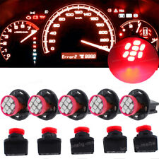 Red Pc168 T10 194 8smd Dashboard Dash Instrument Panel Cluster Led Light Bulbs