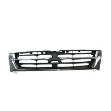 Chrome Front Grille Grill Replacement Wgray Insert For 01 Mitsubishi Montero