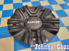 Mkw Wheels Capm-577 . Custom Wheel Shiny Matte Black Center Cap 47 Qty. 1