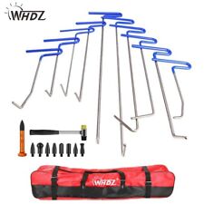 Whdz 10pcs Car Push Puller Rods Tools Dent Paintless Repair Hammer Kits Removal
