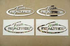 2 Pack Team Realtree Emblem Chrome Colored Abs Plastic W 2 Vinyl Logos