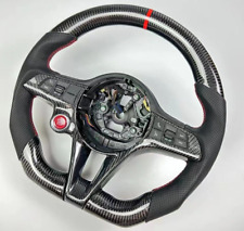 Alfa Romeo Giulia Carbon Fiber Steering Wheel - 100 Customized-read Description