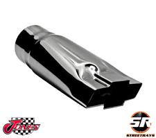 Jones Exhaust Weld-on Stainless Steel Chevy Bowtie Tip Jcb234-ss Fits 2.75 Pipe