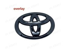 Overlay Gloss Black Out Front Grille Emblem Badge For 2022 2023 2024 Tundra