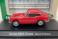 143 Ebbro 446 Honda S600 Coupe Red Diecast Scale Model Car