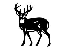 Deer Sticker Hunting Outdoors Elk Buck Hunter Silhouette Car Vinyl Decal
