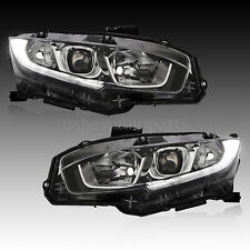 For Honda Civic 2016-2021 Halogen Headlight Headlamp Wled Leftright Wo Bulbs