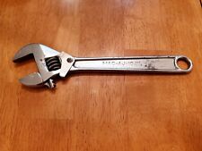 Mac Tools 10 Adjustable Wrench With Lock Aj-10
