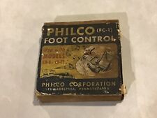 1930s Philco Foot Control Model Fc1 For Am Car Radio Chevy Ford Packard Plymouth