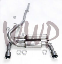 Stainless Steel 3 Dual Catback Exhaust System 16-19 Ford Focus Rs 2.3l Ecoboost