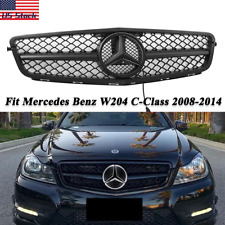 Grill For Mercedes Benz W204 C250 C300 C350 2008-14 Grille Amg Style Wled Star