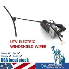 Universal Electric Utv Windshield Wiper Kit W 12v Motor For Polaris 100new