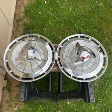 Two 1962 62 Chevrolet Chevy Impala Ss Hubcaps Wheel Covers Antique Vintage