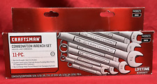 Craftsman 11 Pc Sae Combination Wrench Set 516 - 78 Large Pro Size Handles