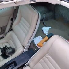 79 Corvette C3 Leather Seats White Used As Cores For Parts