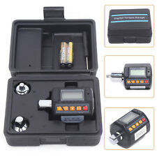Digital Display Torque Meter With 2 Replaceable Ratchet Head Led Wrench Adapter