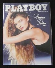 Vintage Playboy Magazine August 1987 - Paulina Porizkova