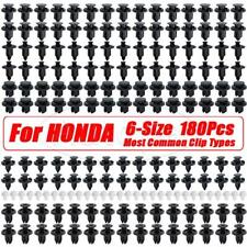 180x Trim Panel Clips Bumper Fender Fastener Push Rivet For Honda Civic Accord