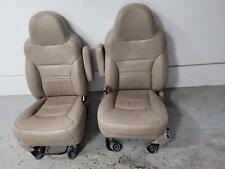 2000-2005 Excursions Tan Leather Power Front Seats Heat See Pictures For Wear