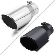 4 Inlet Diesel Exhaust Tip 6 Outlet 12 Long Angle Cut Rolled End
