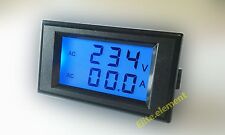 Digital Ac 300v 50a Current Voltage Meter Ammeter Combo Meter Inverter 110v 220v