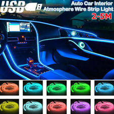 2m-5m Car Interior Atmosphere Wire Auto Strip Light Led Decor Lamp Accessories