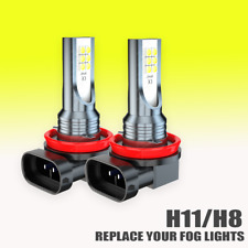 Led Headlight Kit H11 6000k White Fog Light Bulb For Toyota Highlander 2008-2019