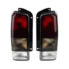 Fits For 1997-2001 Jeep Cherokee Xj Red Black Smoked Tail Lights Brake Lamps