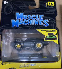 Muscle Machines- 1966 Dodge Charger Chase Piece .gold Wheels With Gold Lettering