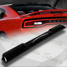 For 2011-2023 Dodge Charger Black Abs Rear Window Roof Visor Spoiler Wing