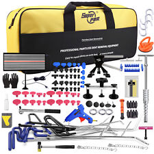 Pdr 110pcs Paintless Dent Removal Rods Stainless Steel Tool Kit Dent Repair Kit