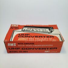 Vintage Rms Electronics Cr-300 Uhf Converter New Old School