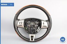 07-08 Jaguar Xk X150 Steering Wheel Leather Wood Black W Switch 6w833l598ad Oem