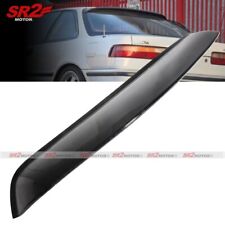 Rear Roof Spoiler Window Visor Glossy Black Wing Fits 90-93 Acura Integra Coupe