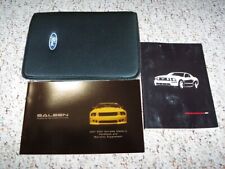 2007 Ford Mustang Saleen S281 Extreme Coupe Convertible Owner Manual Set 3v E