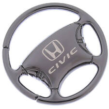 Honda Civic Steering Wheel Key Ring Black