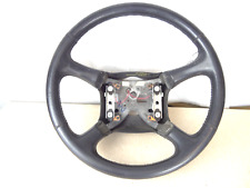 98 99 00 01 02 Sierra Silverado Tahoe Steering Wheel Black Leather