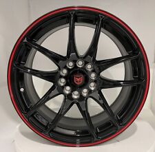 Ns3 17 Inch Black Red Rim Fits Pontiac Grand Am 2000 - 2005