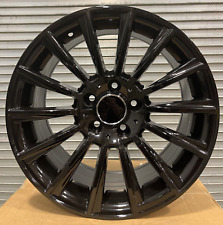 Set 4 17 Black Wheels For Mercedes C250 C300 C350 Cla250 E350 17x8 Rims