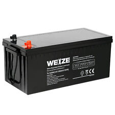 Weize Agm Group Size 4d Battery 12 Volt 200ah Deep Cycle Battery For Rv Caravan