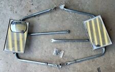 Vtg 60s 70s West Coast Truck Camper Stainless Tow Mirrors 3pt Mount Toyota Large