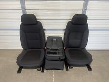2019-2024 Chevrolet Silverado Gmc Sierra Front Black Cloth Seats
