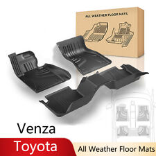 Car Floor Mats Liners Tpe Carpet All Weather For 2021-2023 Toyota Venza Hybrid