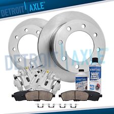 Rear Disc Rotors Brake Calipers And Brake Pads For 2000-2004 F-250 F-350 Sd