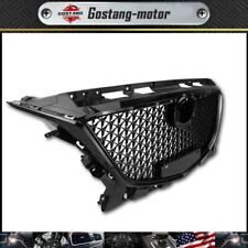 Front Grille Grill For Mazda 3 Axela 2014 2015 2016 Black Honeycomb Style