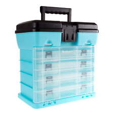 Storage And Tool Box-durable Organizer Utility Box-4 Drawers 19 Compartments