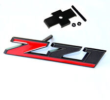 Genuine Matt Black Red Grille Z71 Emblem 3d For Gm Silverado Z71 Sierra Tahoe Yu